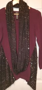 Never worn sweater with scarf